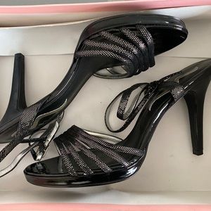 Black & Silver Heels